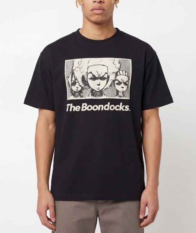 The Boondocks Sketch Black T-Shirt - Boondocks
