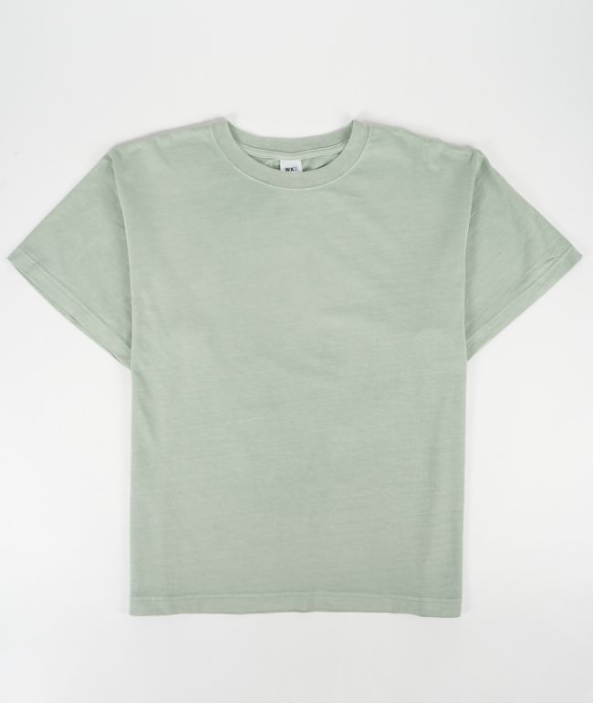 ITA Portal Mint Green Wash Boxy T-Shirt - ITA