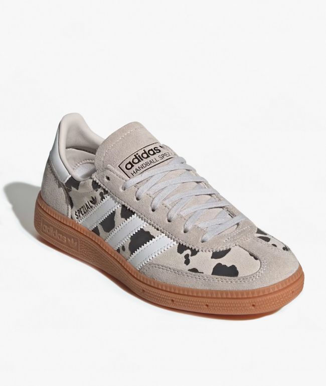 adidas Originals Kids Handball Grey & Cow Shoes - adidas