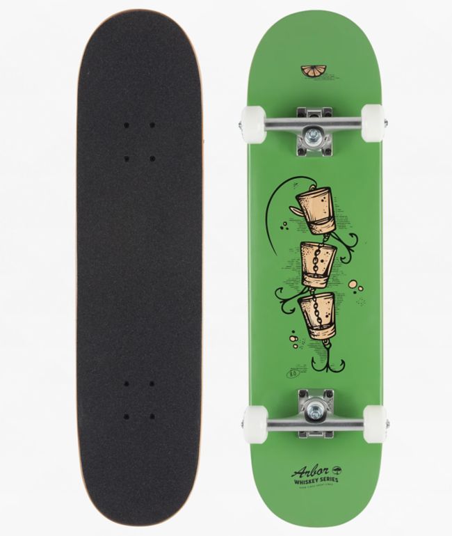 Arbor Whiskey Upcycle 8.0" Skateboard Complete - Arbor Collective