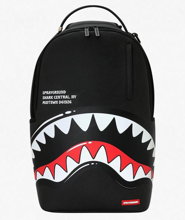 Sprayground Shark Central Bubbly Black Backpack - Sprayground