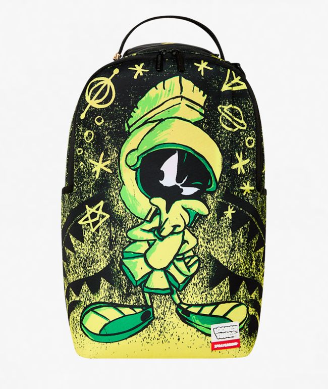 Sprayground x Looney Tunes Marvin The Martian Spray Black Backpack - Sprayground