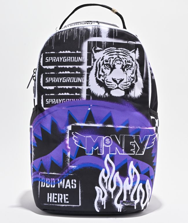 Sprayground Stencil Shark Attack Backpack - Sprayground