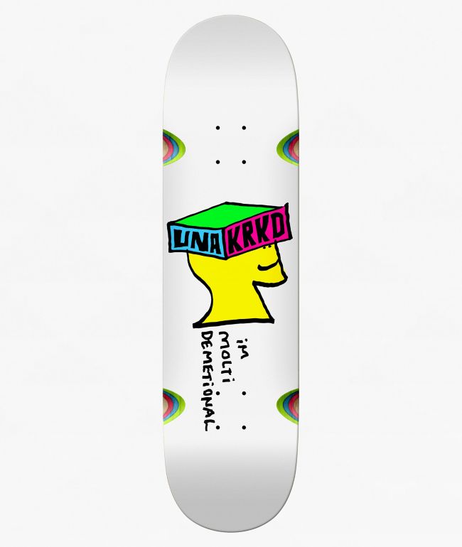 Krooked Una Molti Dementional 8.28" Skateboard Deck - Krooked Skateboards