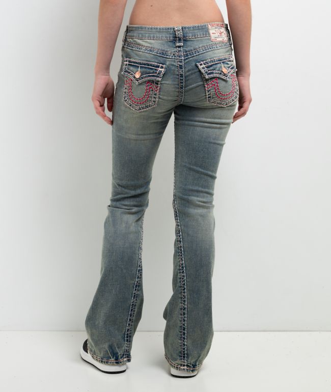 True Religion Joey Super T Medium Wash Bootcut Jeans - True Religion