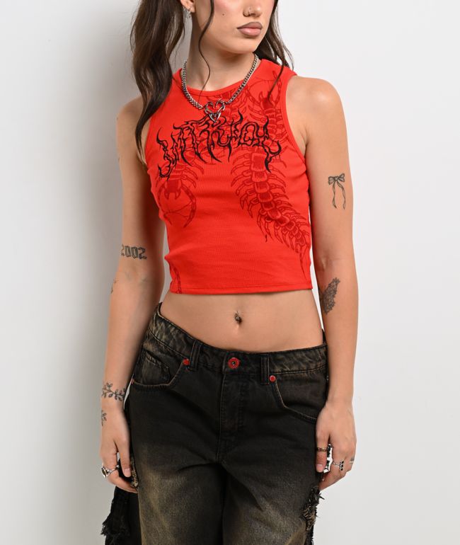Vitriol Kassie Red Tank Top - Vitriol