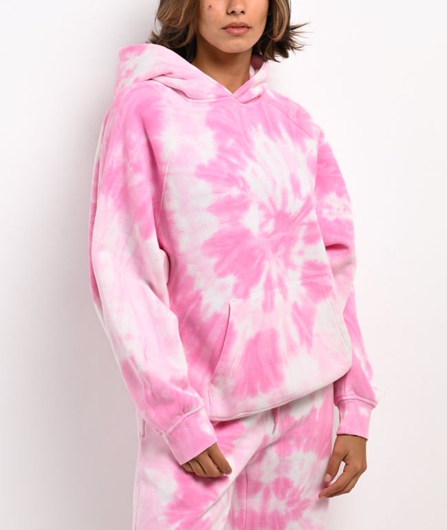 Ninth Hall Fundamentals Wichita Pink Tie Dye Hoodie - Ninth Hall Fundamentals