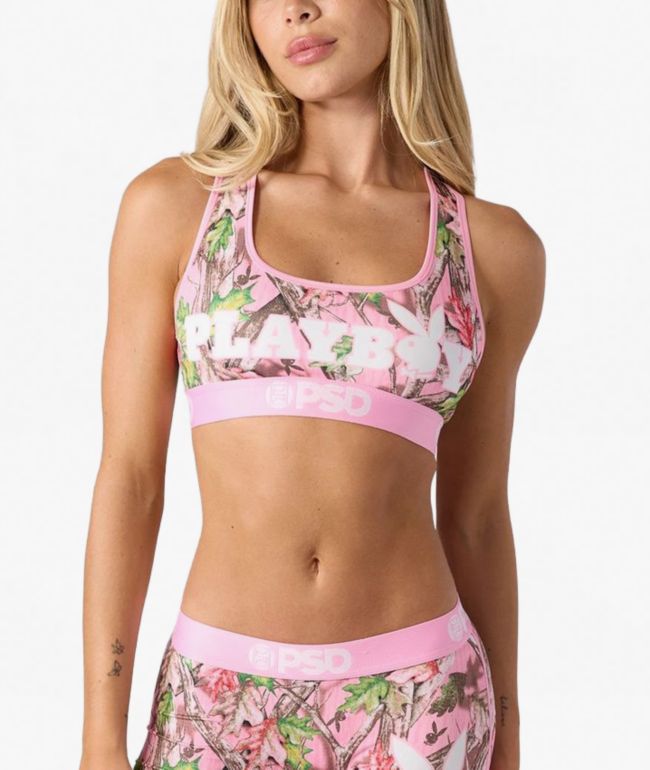 PSD x Playboy Woods Pink Sports Bra - PSD Underwear