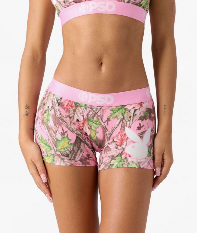 PSD x Playboy Woods Pink Boyshort Underwear - PSD Underwear