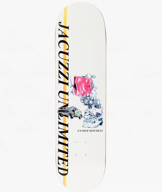 Jacuzzi Mitchell Race Car 8.5" Skateboard Deck - Jacuzzi