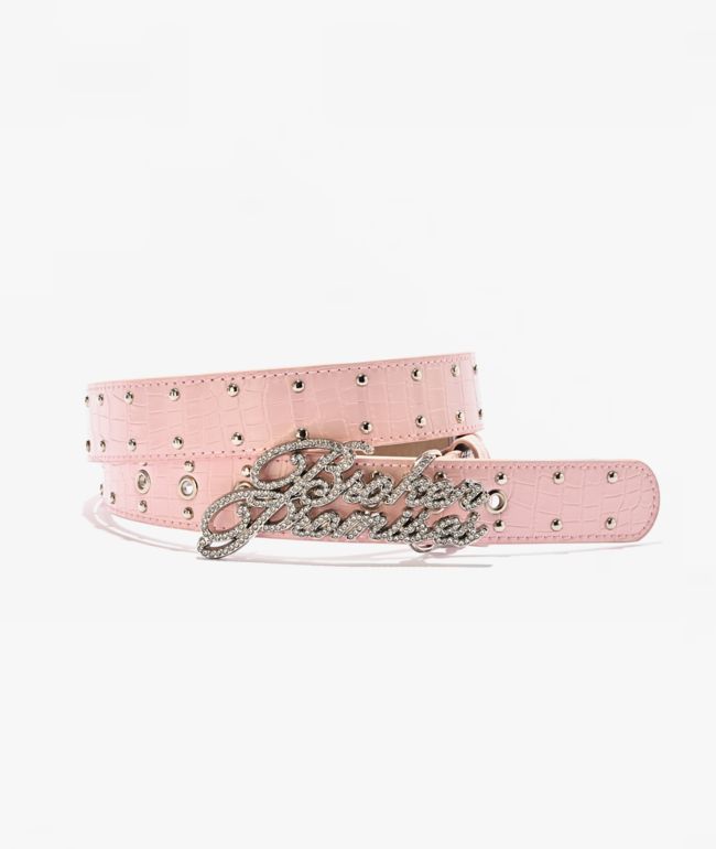 Broken Promises Bougie Studded Pink Belt - Broken Promises