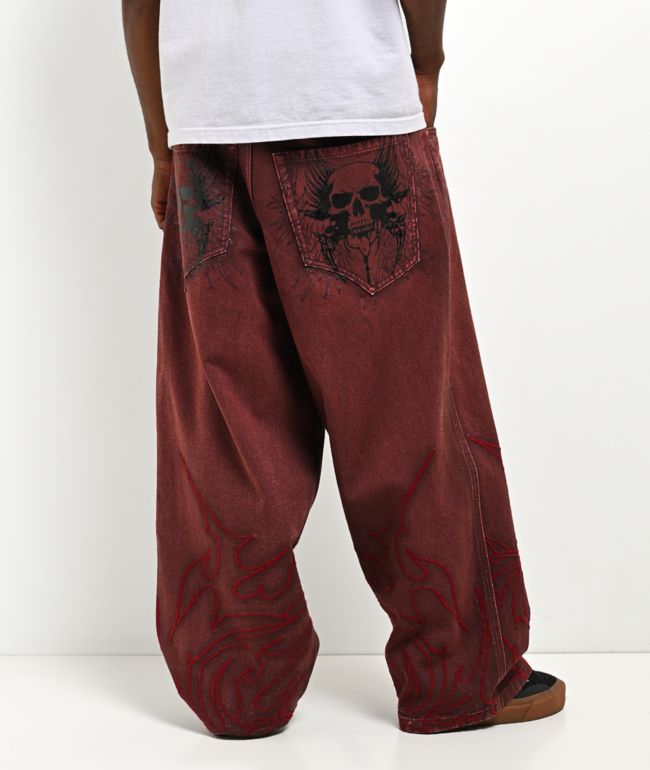 Vitriol Void Tetanus Wash Ultra Wide Canvas Pants - Vitriol