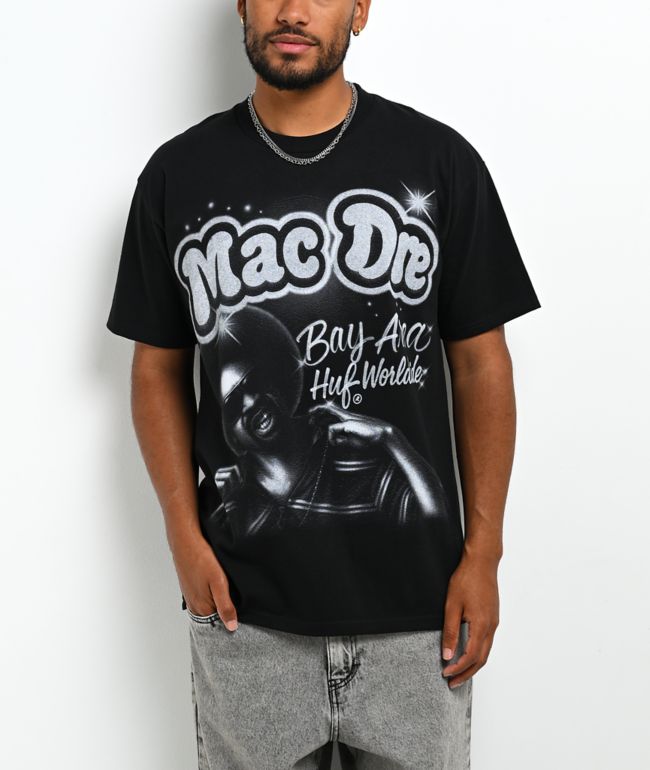 HUF x Mac Dre Airbrush Black T-Shirt - HUF