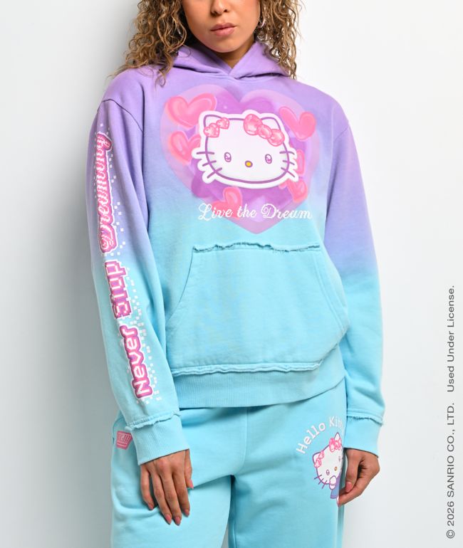 Hello Kitty® and Friends | A.LAB Hello Kitty® Digital Dream Blue & Purple Hoodie - Hello Kitty And Friends