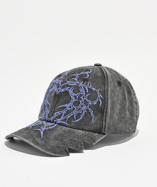 Vitriol Stoker Black Wash Strapback Hat - Vitriol