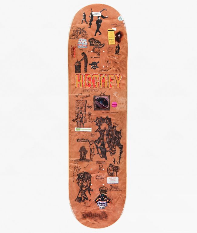 Hockey Diego Paper Cover 8.25" Skateboard Deck - Hockey