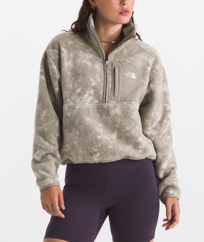 The North Face Yumiori Off Peak Stone Grey Half Zip Jacket - The North Face