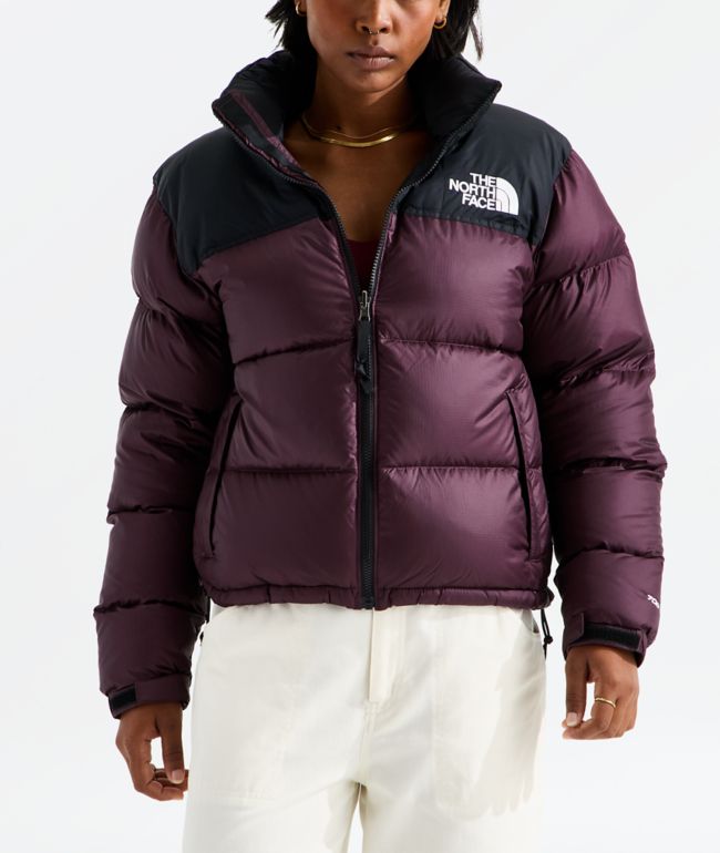 The North Face 1996 Retro Nuptse Burgundy Puffer Jacket - The North Face