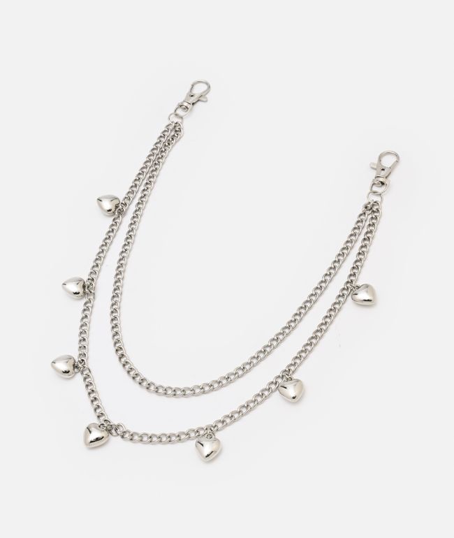 Ella Shea Heart Silver Pocket Chain - Ella Shea