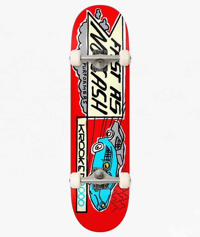 Krooked Racing 8.0" Skateboard Complete - Krooked Skateboards