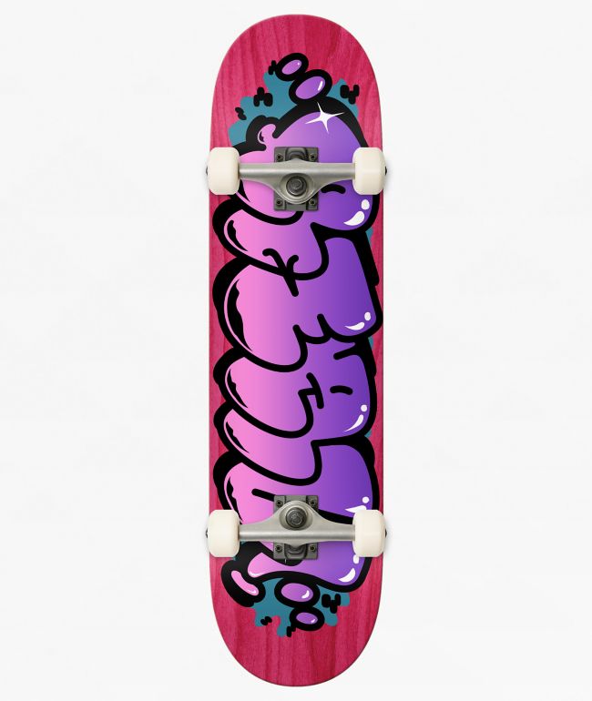 Real Bubble Letter 8.5" Skateboard Complete - Real Skateboards