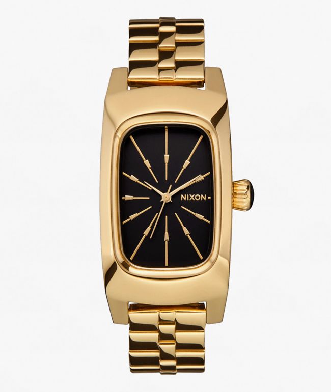 Nixon Frankie Mid Century, Gold & Black Analog Watch - Nixon Watches
