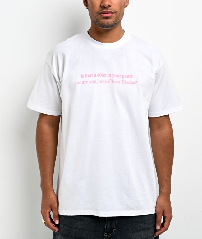 Chicos Toxicos x 40s & Shorties Good Times White T-Shirt - Chicos Toxicos
