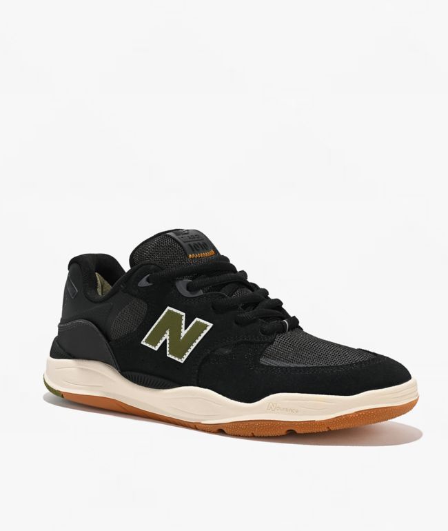 New Balance Numeric Tiago 1010 Black & Green Skate Shoes - New Balance