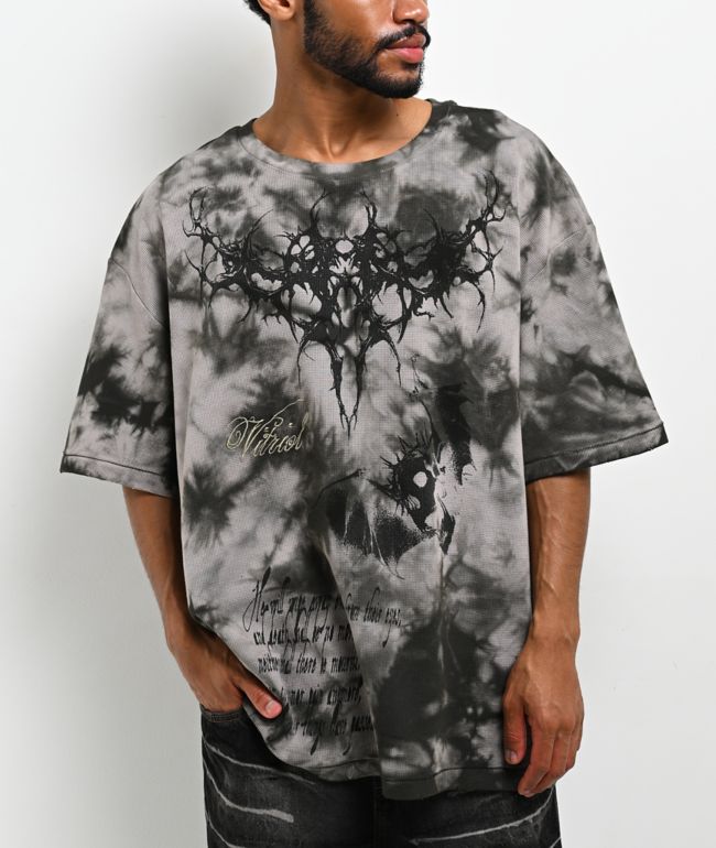 Vitriol Every Tear Black Wash Thermal T-Shirt - Vitriol