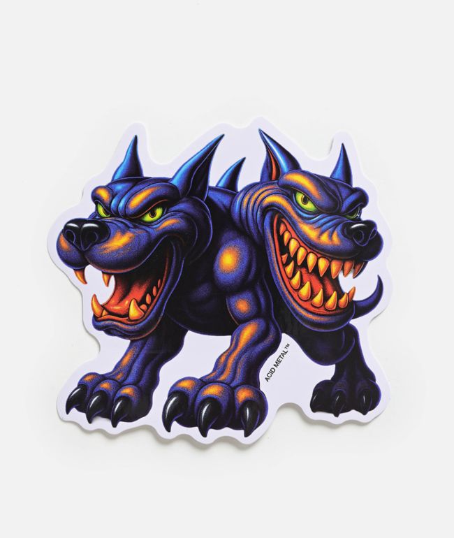 Acid Metal Double Trouble Sticker - Acid Metal