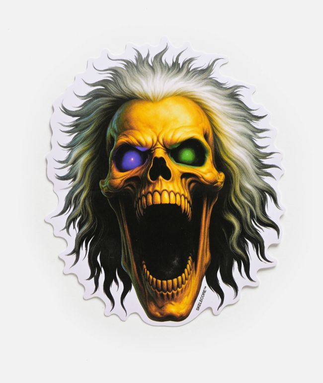 Skelecore Dead Skull Scream Sticker - Skelecore