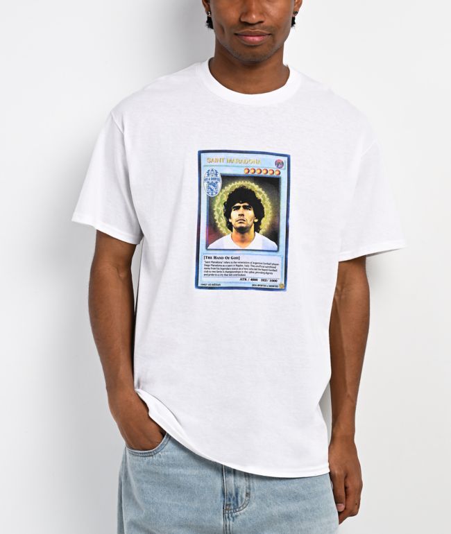 40s & Shorties Saint Maradona White T-Shirt - 40s & Shorties
