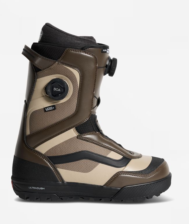 Vans Aura Pro Coal Brown Snowboard Boots 2027 - Vans