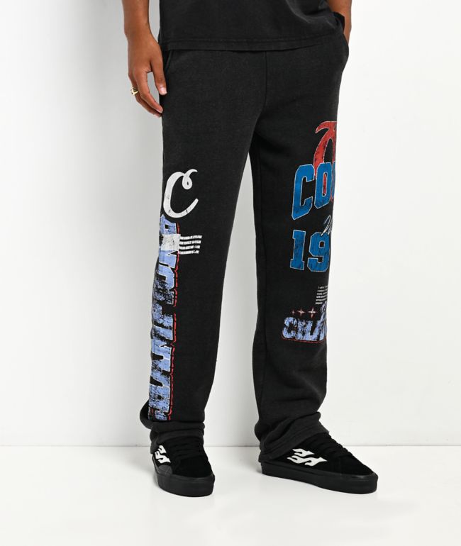 Cookies Champions Only Black Wash Sweatpants - Cookies Clothing