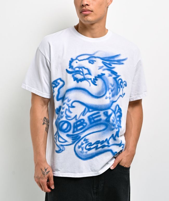 Obey Draco White T-Shirt - Obey