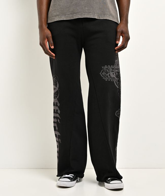 Affliction Gate Black Sweatpants - Affliction