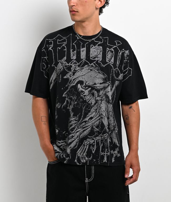 Affliction Ghost Fever Black T-Shirt - Affliction