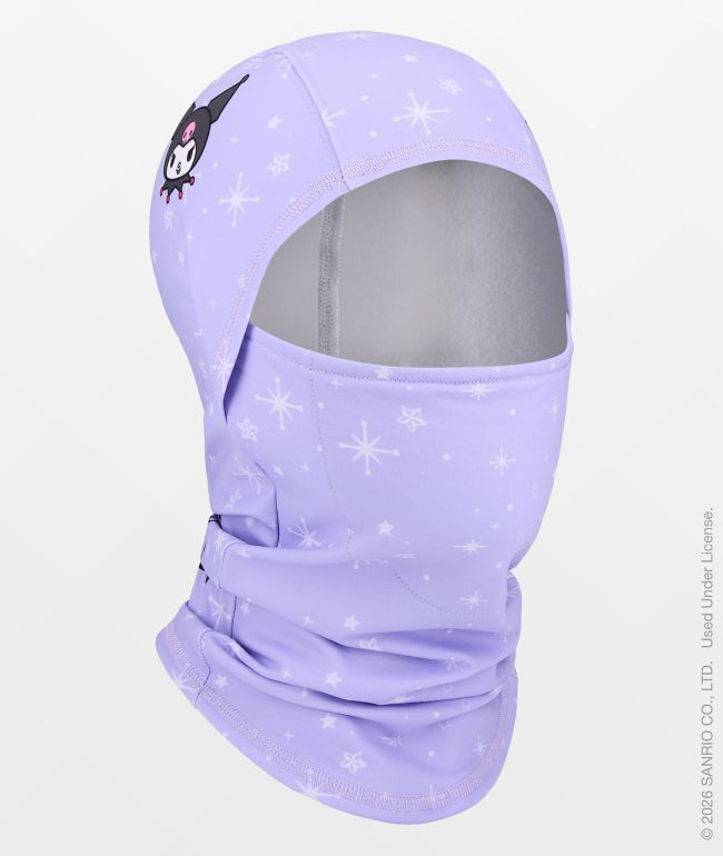 686 x Hello Kitty Kuromi Hurra Violet Hinged Balaclava - 686