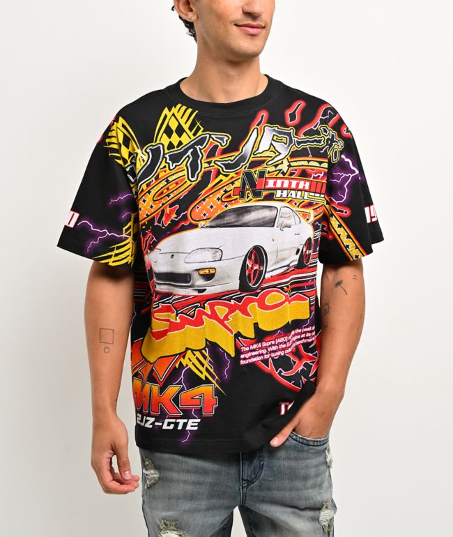 Toyota x Ninth Hall Twin Turbo Black T-Shirt - Toyota