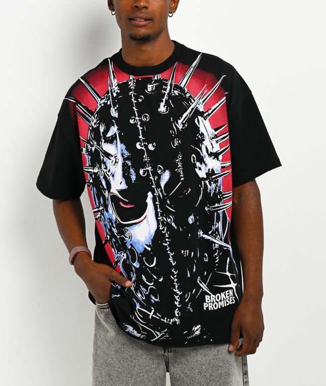 Broken Promises Locked Jaws Black T-Shirt - Broken Promises