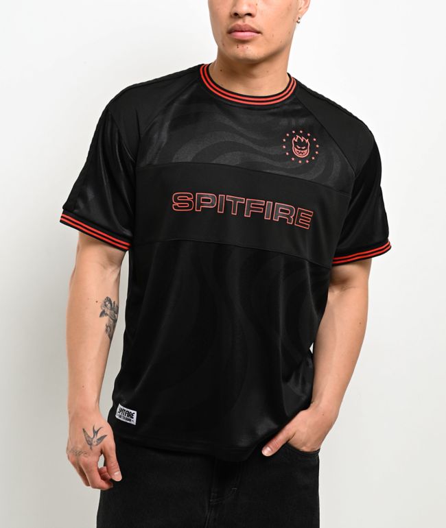 Spitfire Live To Burn Black Soccer Jersey - Spitfire