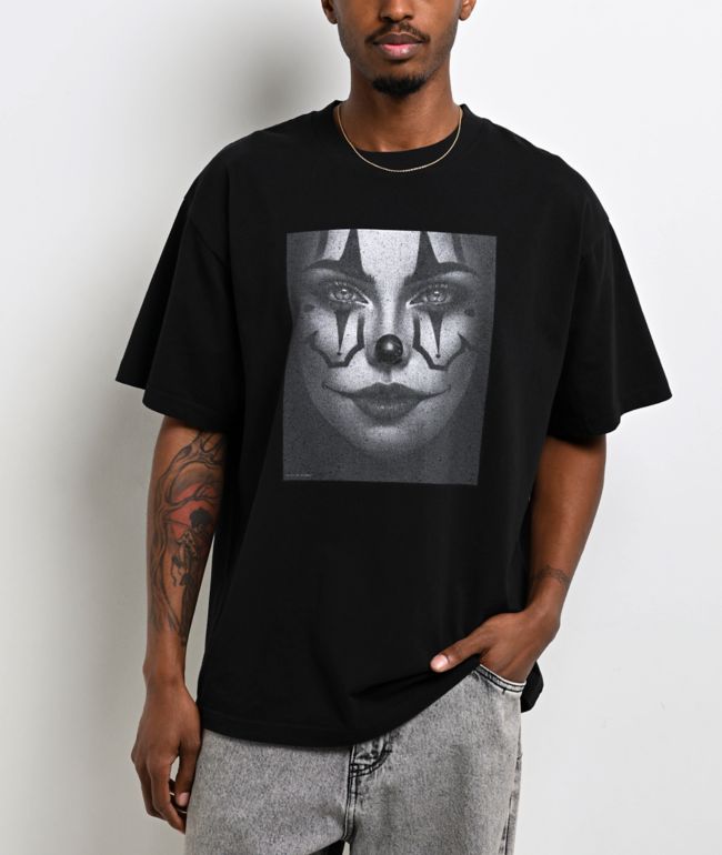 Popular Demand Face Paint Black T-Shirt - Popular Demand