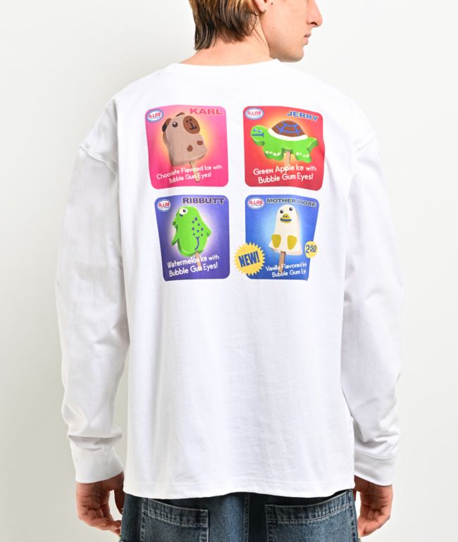 A.LAB Popsicles White Long Sleeve T-Shirt - A.LAB