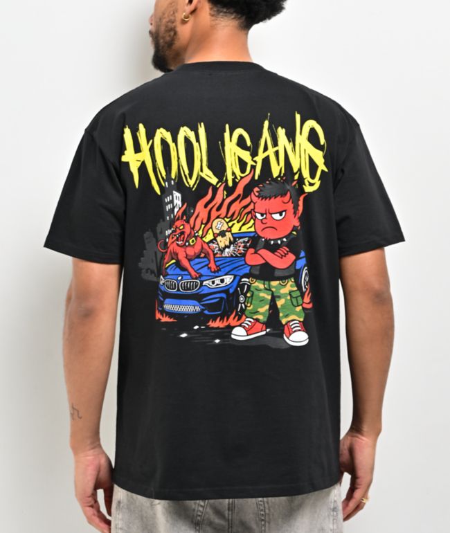 HOOLIGANG by JVB Watch It Burn Black T-Shirt - HOOLIGANG by JVB
