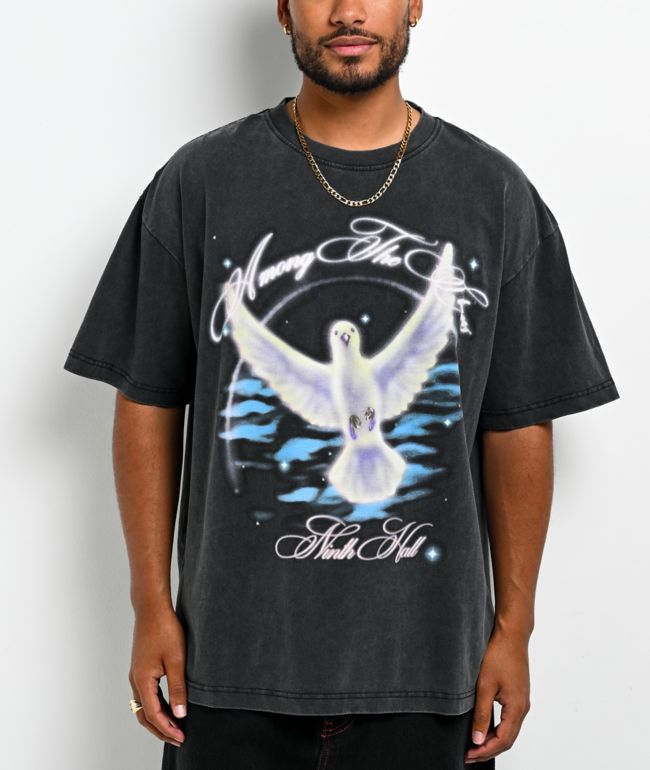 Ninth Hall Among The Stars Vintage Black T-Shirt - Ninth Hall