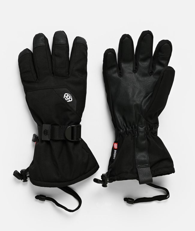 686 Sightline™ Black Snowboarding Gloves - 686