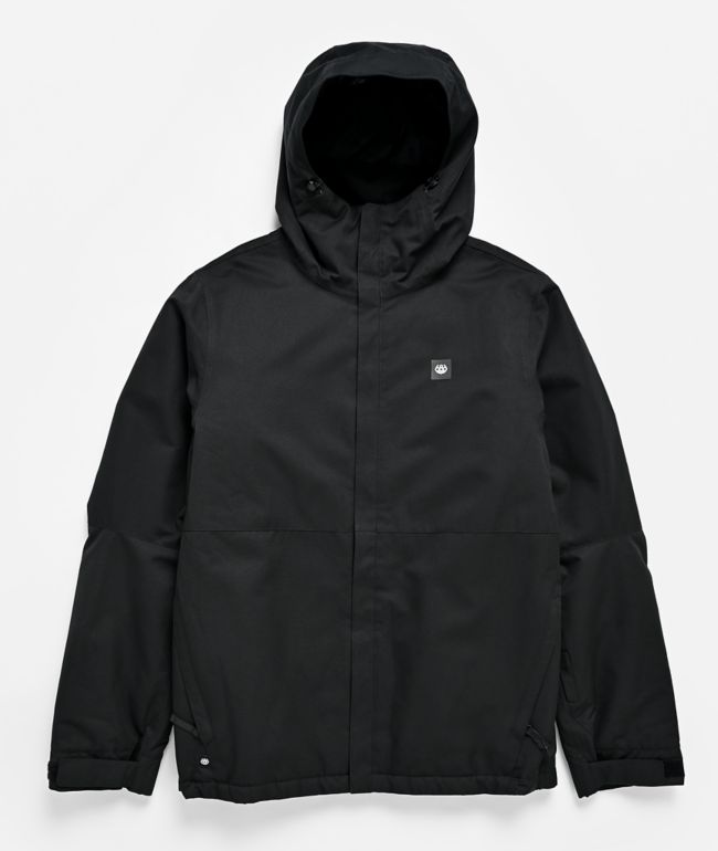 688 Foundation™ Black 10K Insulated Snowboard Jacket - 686