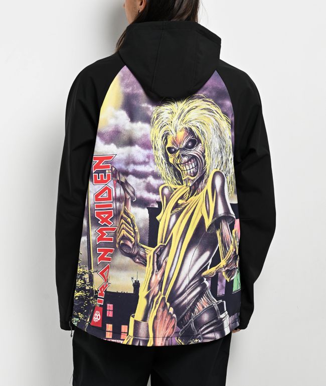 686 x Iron Maiden Killers Black 10K Snowboard Hoodie - 686