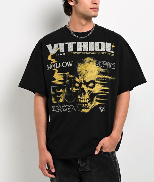 Vitriol Xeroxed Collage Black T-Shirt - Vitriol