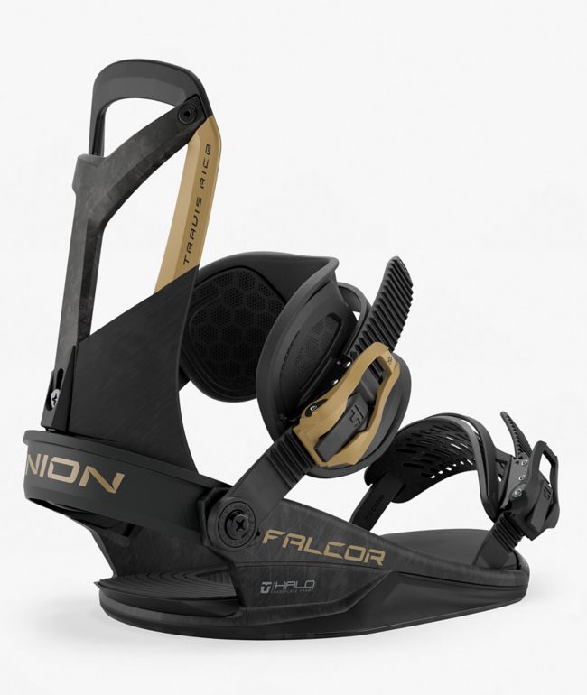 Union Rice Falcor Black Snowboard Bindings 2027 - Union Bindings
